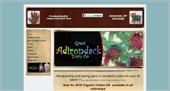 Desktop Screenshot of greatadirondackyarnco.com